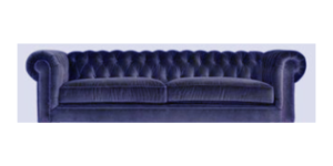 sofa chesterfield chaiselongue mustang con vivo